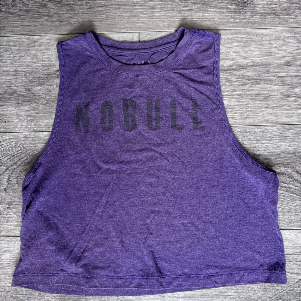 NOBULL Purple Sleeveless Muscle Tee
